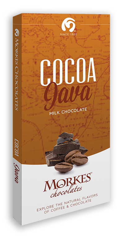 cocoa java morkes classic chocolate bar