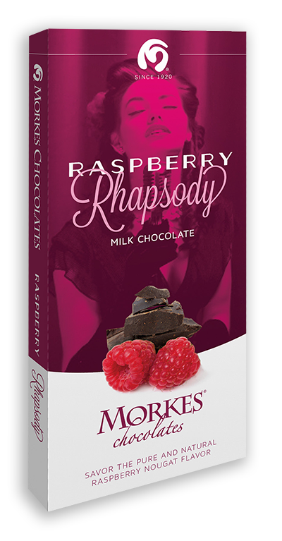 raspberry rhapsody morkes classic chocolate bar
