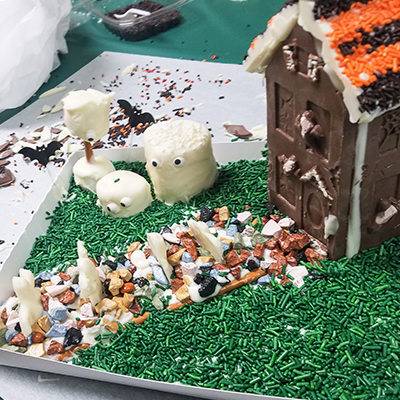 chocolate haunted house