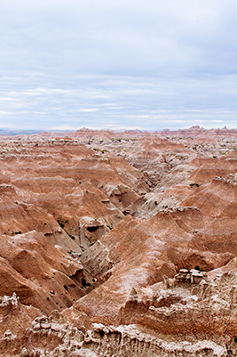 ridges in a mineral rust color view image