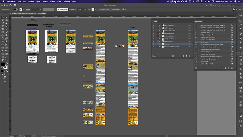 adobe illustrator file showing page layout view image